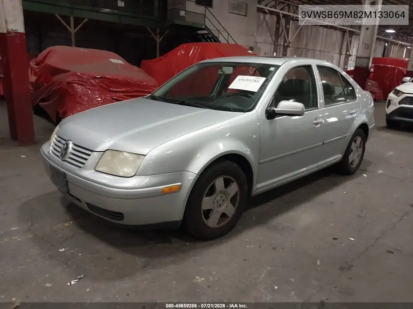 2002 Volkswagen Jetta Gls VIN: 3VWSB69M82M133064 Lot: 45659286