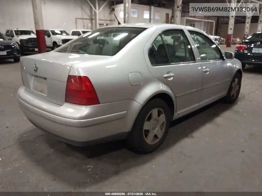 2002 Volkswagen Jetta Gls VIN: 3VWSB69M82M133064 Lot: 45659286