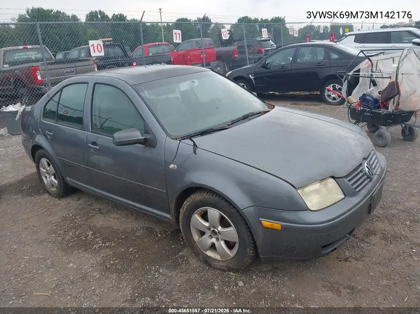 2003 Volkswagen Jetta Gls 2.0L VIN: 3VWSK69M73M142176 Lot: 45651557