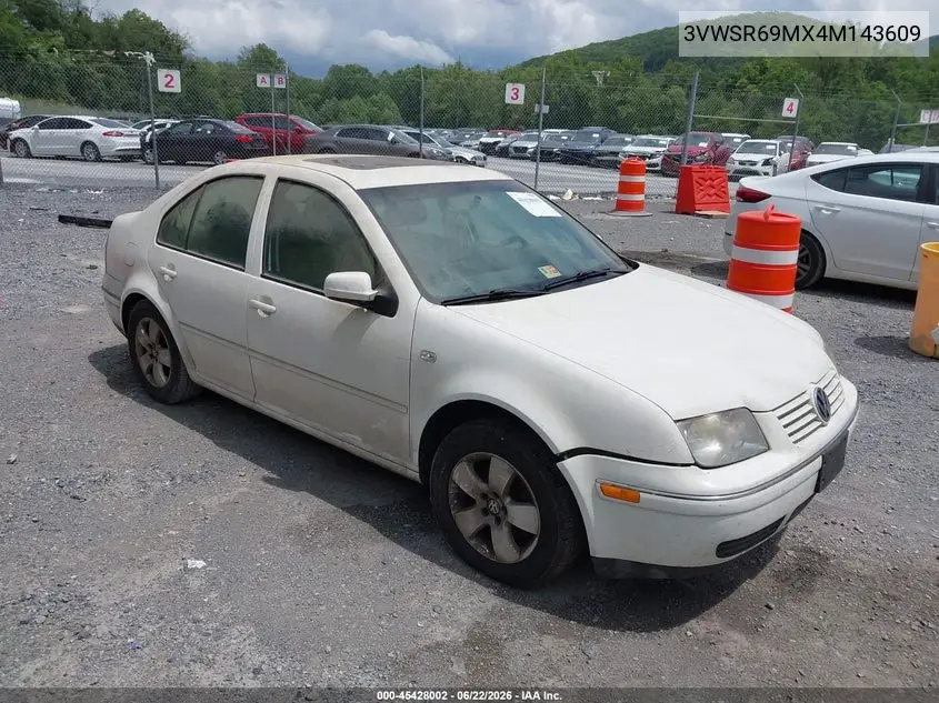 2004 Volkswagen Jetta Gls Tdi VIN: 3VWSR69MX4M143609 Lot: 45428002