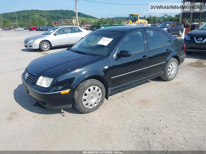 2004 Volkswagen Jetta Gl VIN: 3VWRA69M64M014093 Lot: 45630765