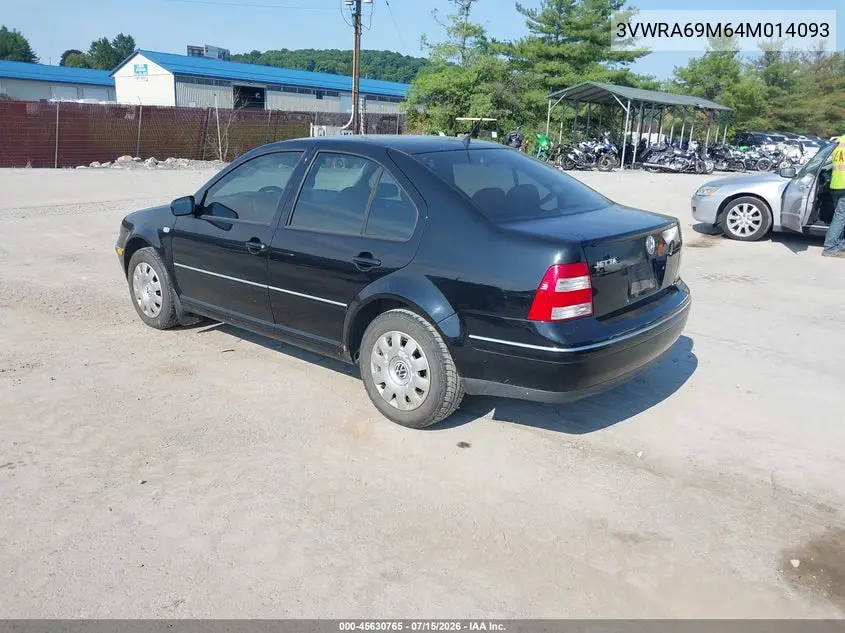 2004 Volkswagen Jetta Gl VIN: 3VWRA69M64M014093 Lot: 45630765