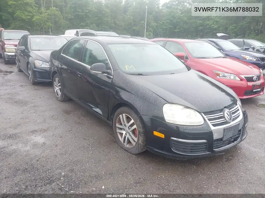 2006 Volkswagen Jetta 2.5 VIN: 3VWRF71K36M788032 Lot: 45213899