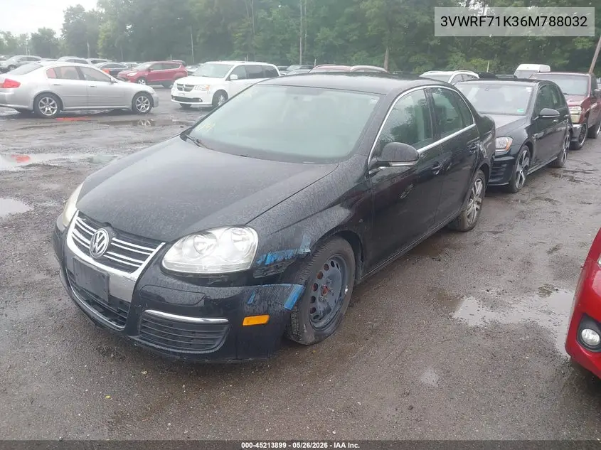 2006 Volkswagen Jetta 2.5 VIN: 3VWRF71K36M788032 Lot: 45213899