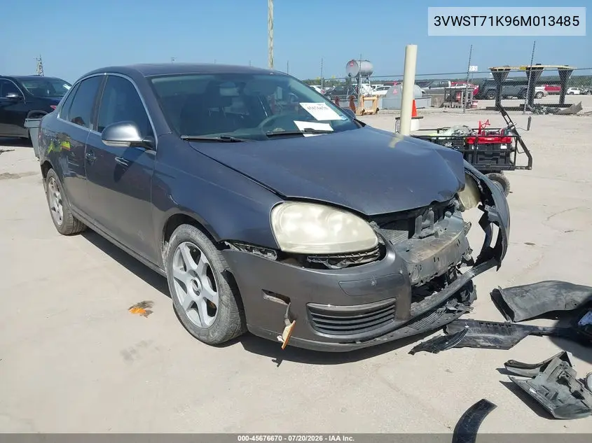 2006 Volkswagen Jetta Tdi VIN: 3VWST71K96M013485 Lot: 45676670