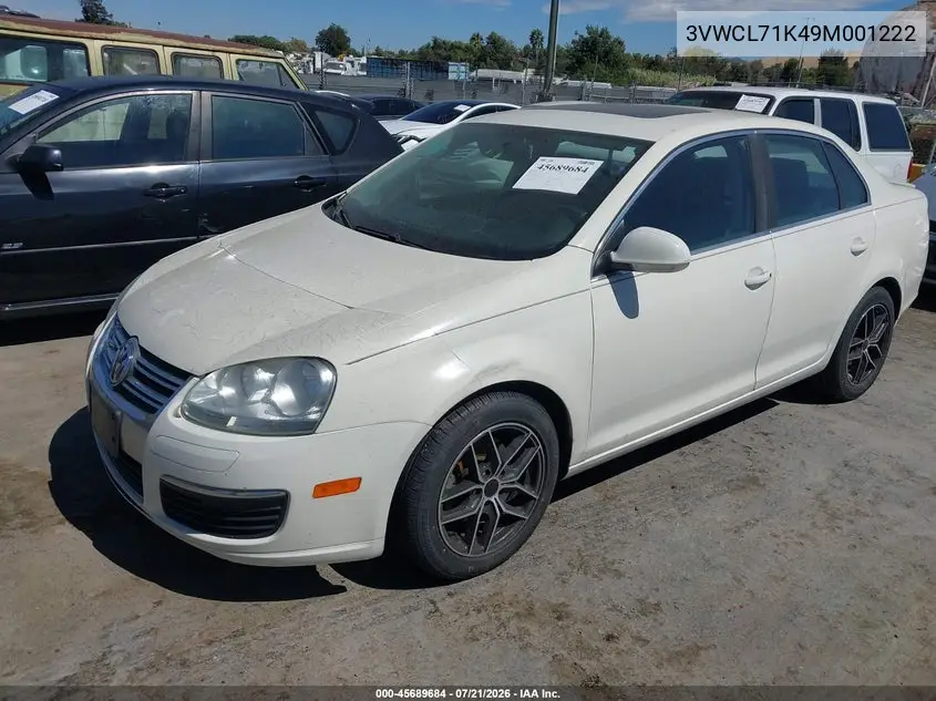 2009 Volkswagen Jetta Tdi Loyal Edition VIN: 3VWCL71K49M001222 Lot: 45689684