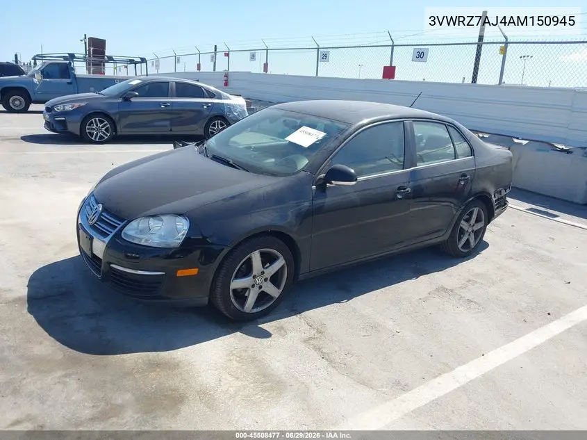 2010 Volkswagen Jetta Limited Edition VIN: 3VWRZ7AJ4AM150945 Lot: 45508477