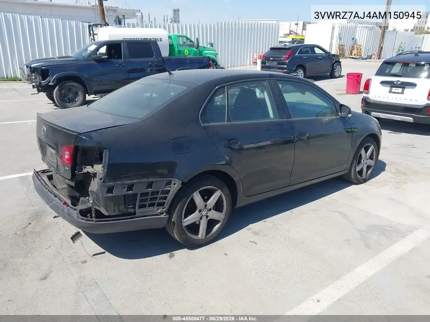 2010 Volkswagen Jetta Limited Edition VIN: 3VWRZ7AJ4AM150945 Lot: 45508477