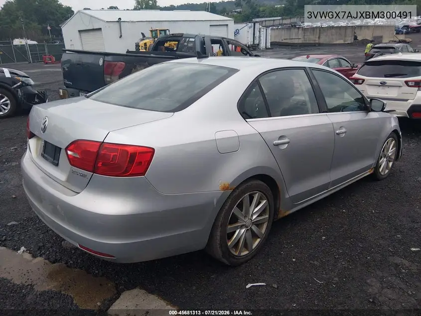 2011 Volkswagen Jetta 2.5L Sel VIN: 3VWGX7AJXBM300491 Lot: 45681313