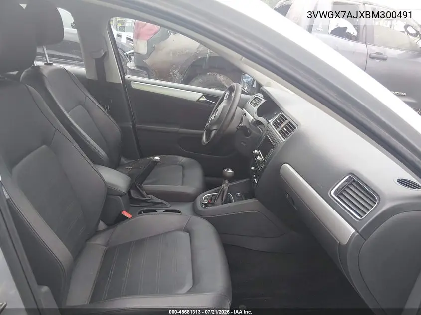 2011 Volkswagen Jetta 2.5L Sel VIN: 3VWGX7AJXBM300491 Lot: 45681313
