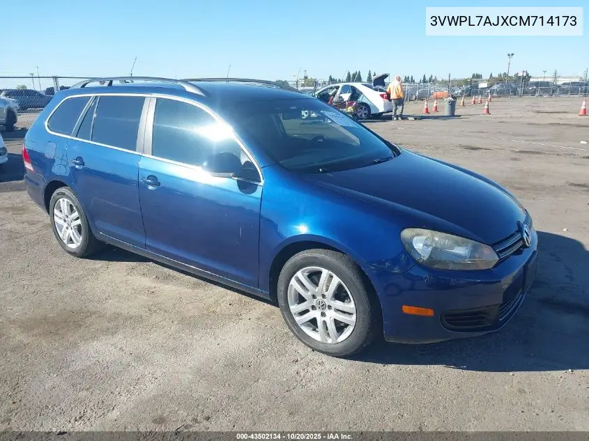 3VWPL7AJXCM714173 2012 Volkswagen Jetta Sportwagen 2.0L Tdi