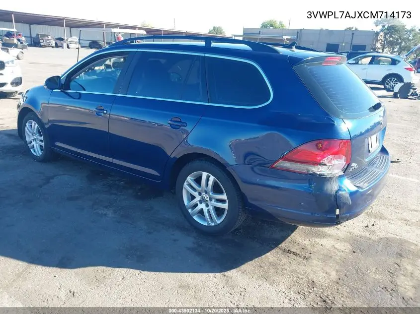 3VWPL7AJXCM714173 2012 Volkswagen Jetta Sportwagen 2.0L Tdi