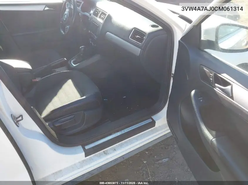 3VW4A7AJ0CM061314 2012 Volkswagen Jetta Gli