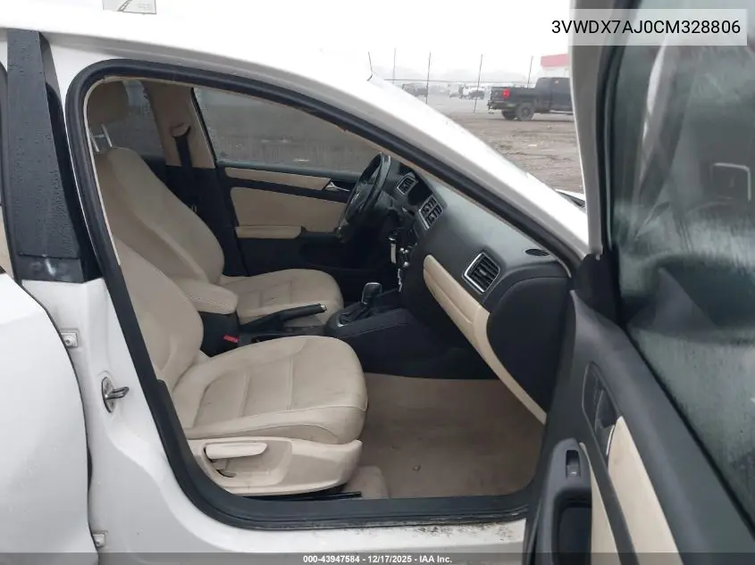 3VWDX7AJ0CM328806 2012 Volkswagen Jetta 2.5L Se