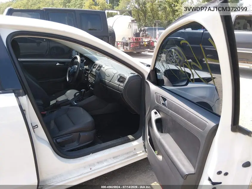 2012 Volkswagen Jetta 2.5L Se VIN: 3VWDP7AJ1CM372099 Lot: 45625924