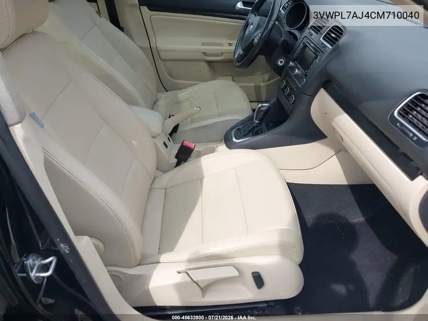 2012 Volkswagen Jetta Sportwagen 2.0L Tdi VIN: 3VWPL7AJ4CM710040 Lot: 45632800