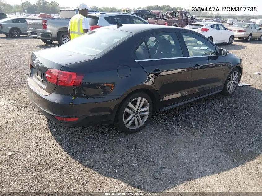 2012 Volkswagen Jetta Gli VIN: 3VW4A7AJ2CM367785 Lot: 45683488