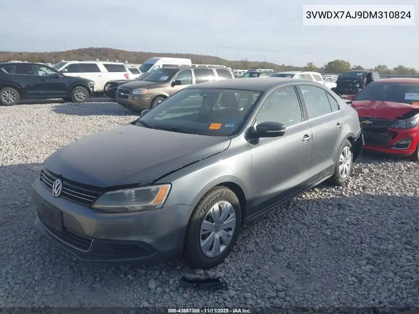 3VWDX7AJ9DM310824 2013 Volkswagen Jetta 2.5L Se