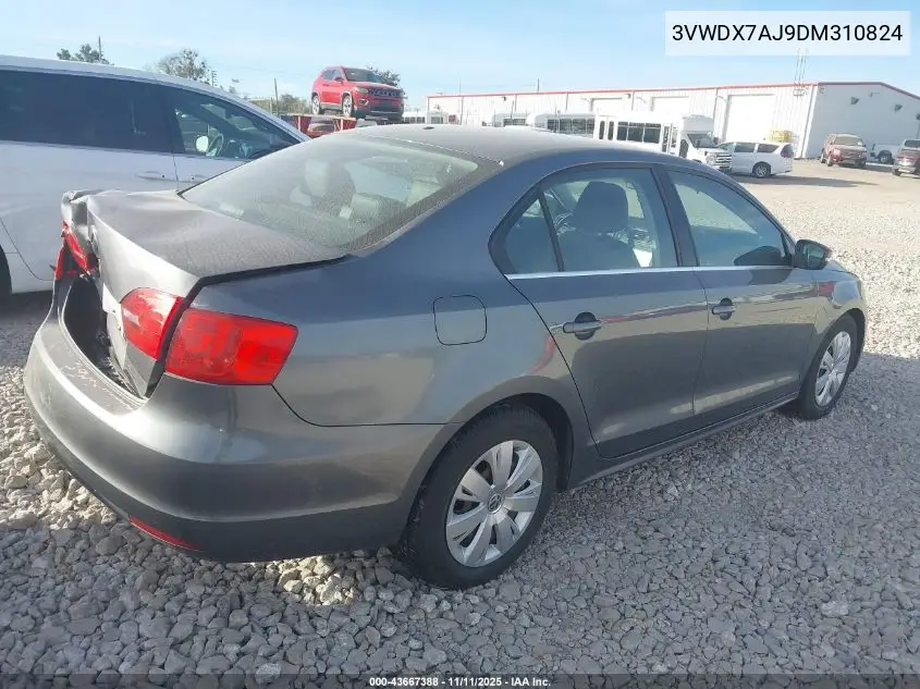 3VWDX7AJ9DM310824 2013 Volkswagen Jetta 2.5L Se