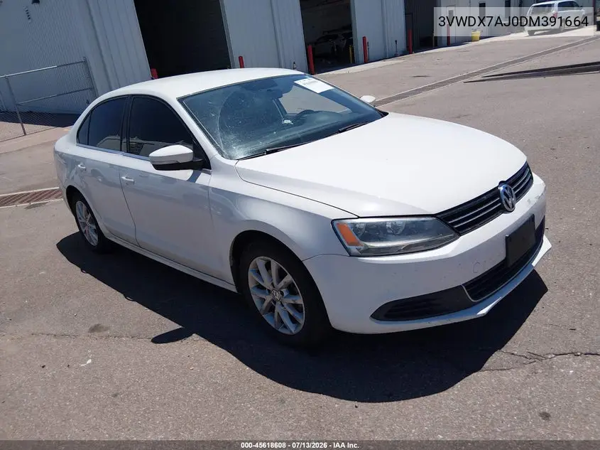 2013 Volkswagen Jetta 2.5L Se VIN: 3VWDX7AJ0DM391664 Lot: 45618608