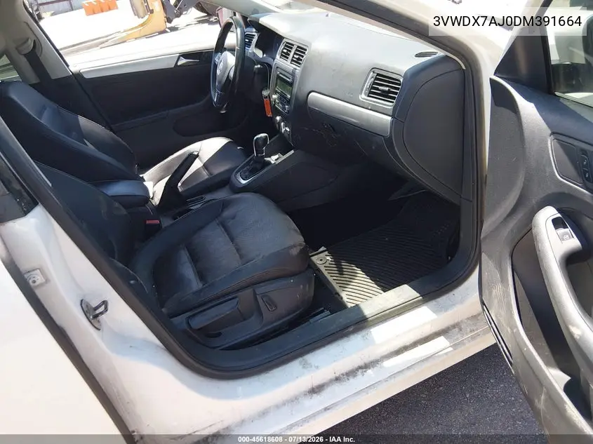 2013 Volkswagen Jetta 2.5L Se VIN: 3VWDX7AJ0DM391664 Lot: 45618608