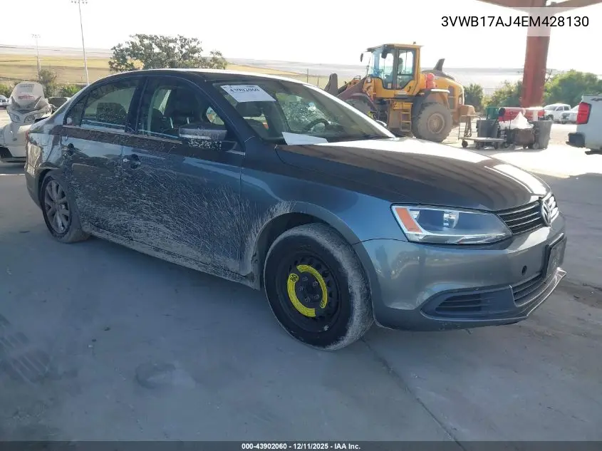 3VWB17AJ4EM428130 2014 Volkswagen Jetta 1.8T Se
