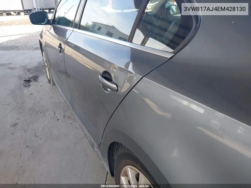 3VWB17AJ4EM428130 2014 Volkswagen Jetta 1.8T Se