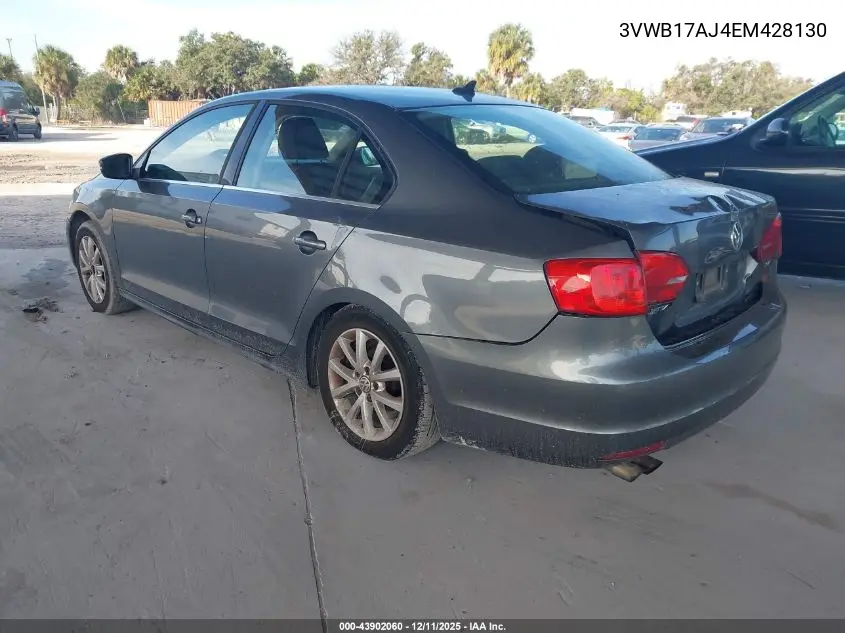 3VWB17AJ4EM428130 2014 Volkswagen Jetta 1.8T Se