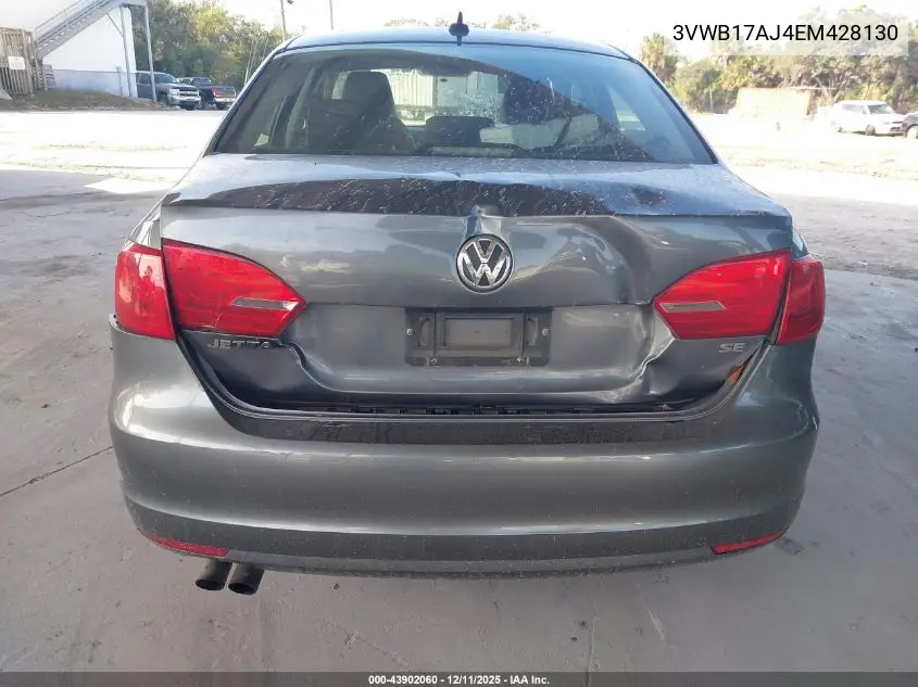 3VWB17AJ4EM428130 2014 Volkswagen Jetta 1.8T Se