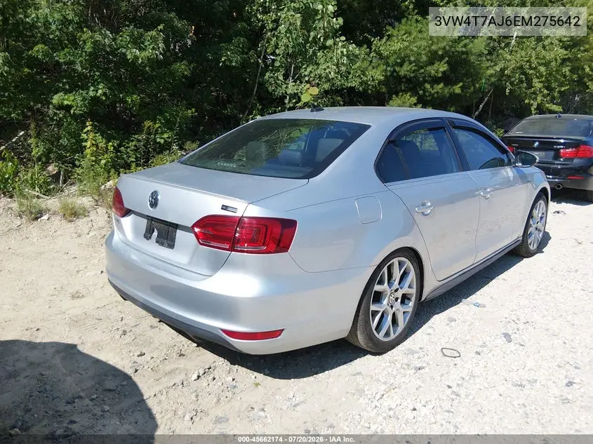 2014 Volkswagen Jetta Gli Edition 30 W/Nav VIN: 3VW4T7AJ6EM275642 Lot: 45662174