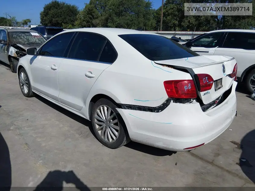 2014 Volkswagen Jetta 1.8T Sel VIN: 3VWL07AJXEM389714 Lot: 45669744