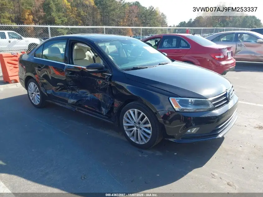 3VWD07AJ9FM253337 2015 Volkswagen Jetta 1.8T Se
