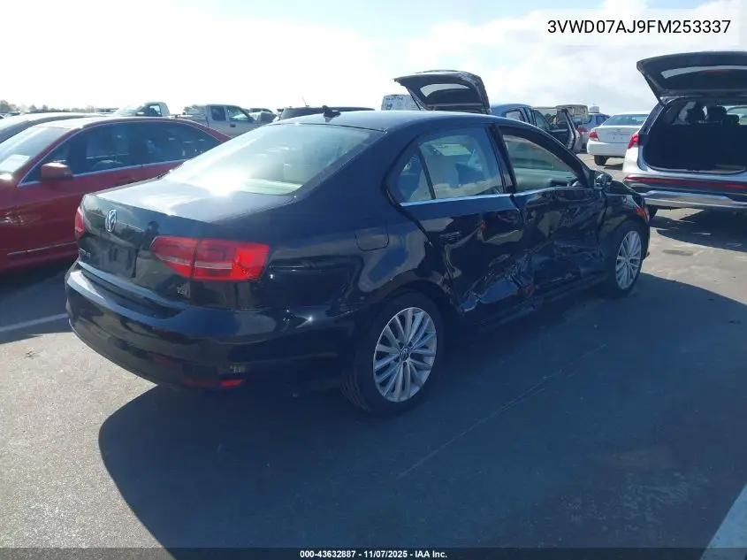 3VWD07AJ9FM253337 2015 Volkswagen Jetta 1.8T Se