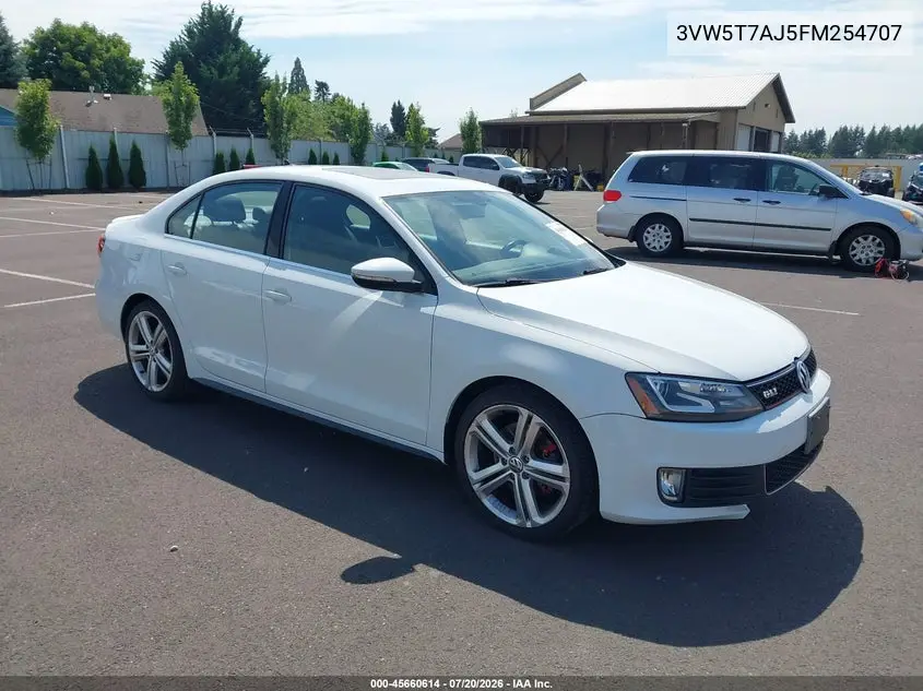 2015 Volkswagen Jetta 2.0T Gli Sel VIN: 3VW5T7AJ5FM254707 Lot: 45660614