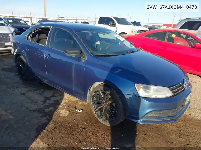 3VW167AJXGM410473 2016 Volkswagen Jetta 1.4T S