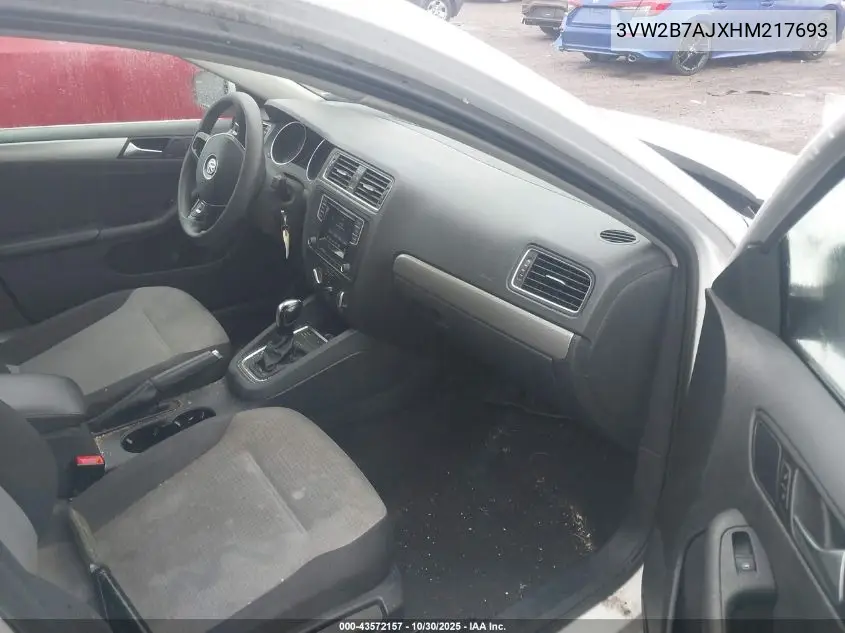3VW2B7AJXHM217693 2017 Volkswagen Jetta 1.4T S