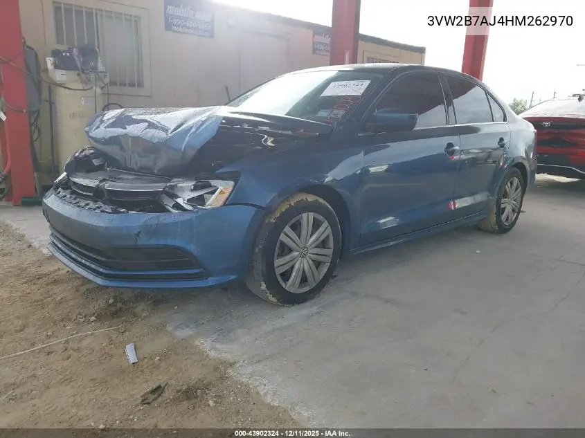 3VW2B7AJ4HM262970 2017 Volkswagen Jetta 1.4T S