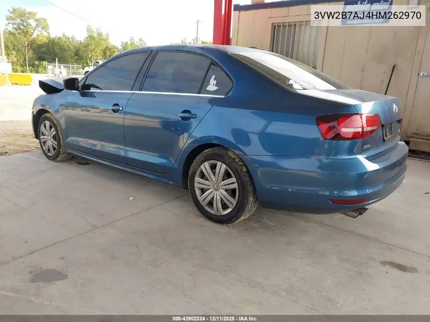 3VW2B7AJ4HM262970 2017 Volkswagen Jetta 1.4T S