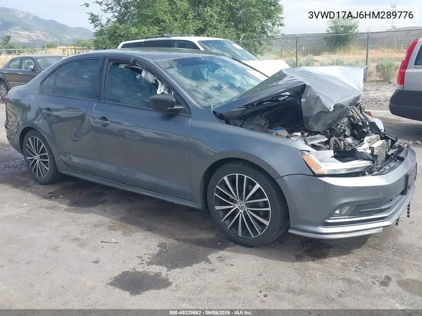 2017 Volkswagen Jetta 1.8T Sport VIN: 3VWD17AJ6HM289776 Lot: 45325862