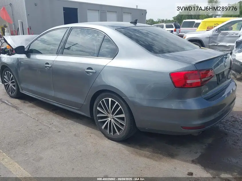 2017 Volkswagen Jetta 1.8T Sport VIN: 3VWD17AJ6HM289776 Lot: 45325862