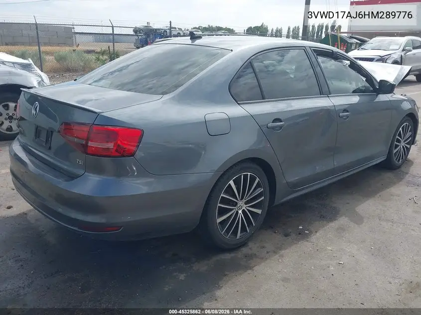 2017 Volkswagen Jetta 1.8T Sport VIN: 3VWD17AJ6HM289776 Lot: 45325862