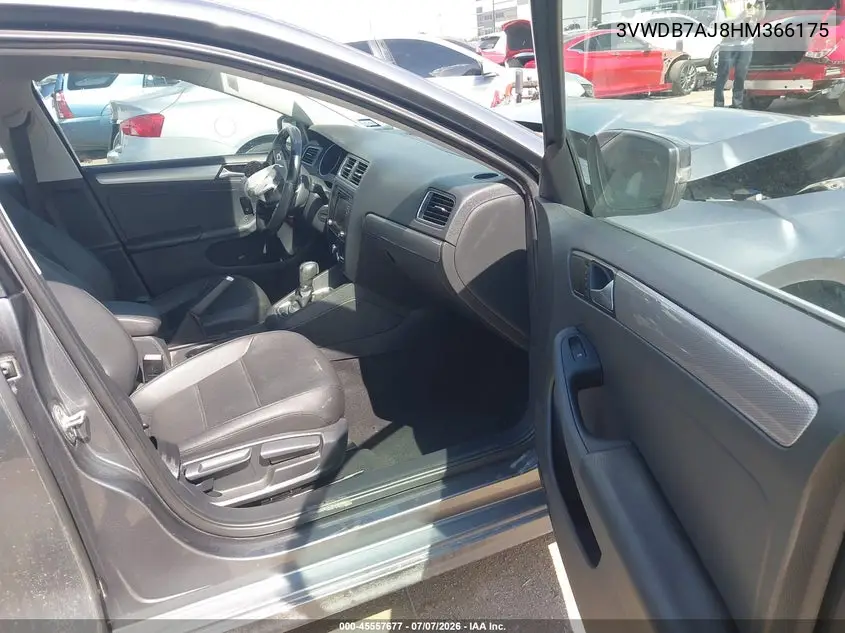 2017 Volkswagen Jetta 1.4T Se VIN: 3VWDB7AJ8HM366175 Lot: 45557677