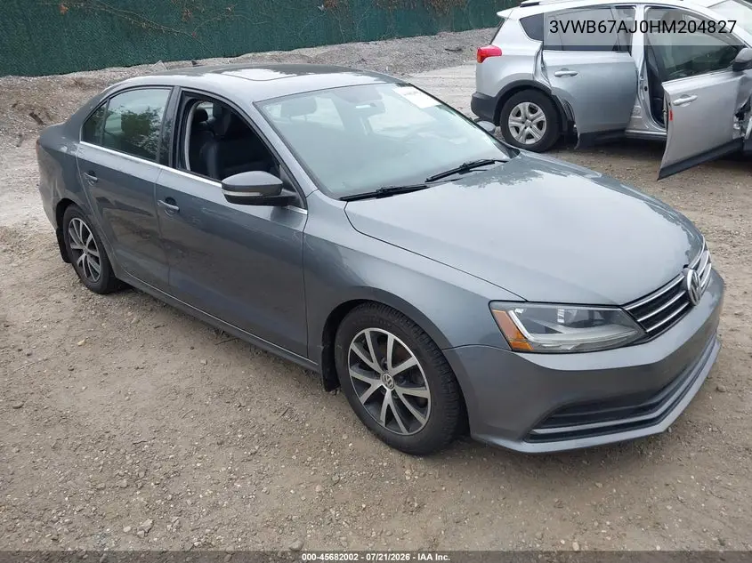 2017 Volkswagen Jetta 1.4T Se VIN: 3VWB67AJ0HM204827 Lot: 45682002