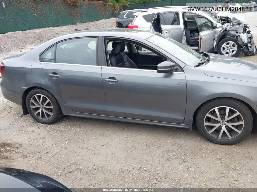 2017 Volkswagen Jetta 1.4T Se VIN: 3VWB67AJ0HM204827 Lot: 45682002