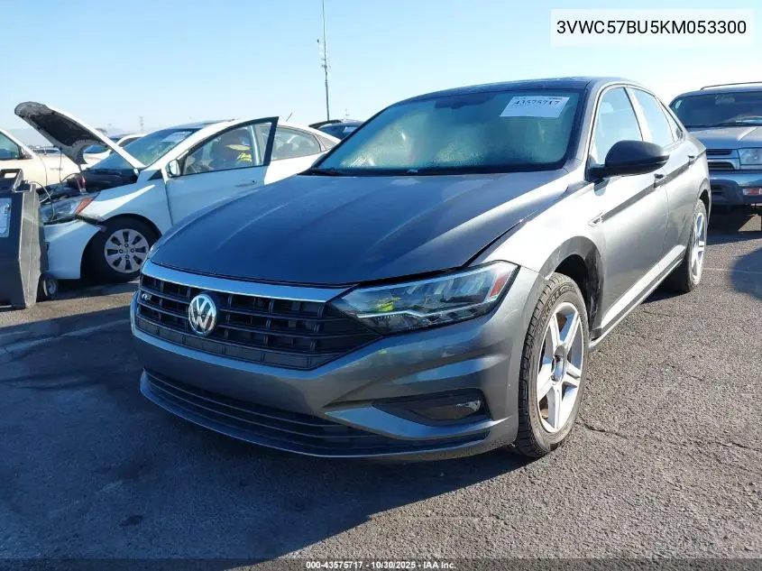 3VWC57BU5KM053300 2019 Volkswagen Jetta 1.4T R-Line/1.4T S/1.4T Se