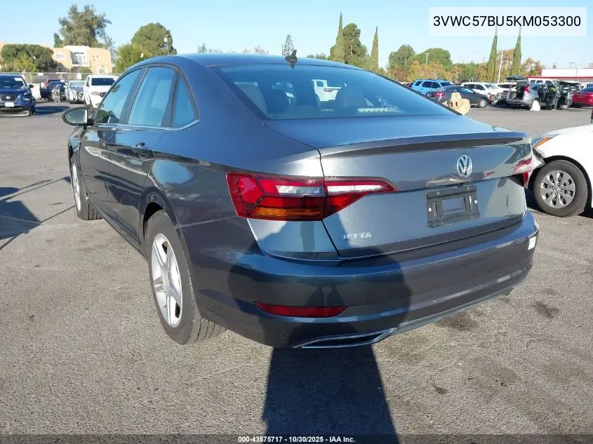 3VWC57BU5KM053300 2019 Volkswagen Jetta 1.4T R-Line/1.4T S/1.4T Se
