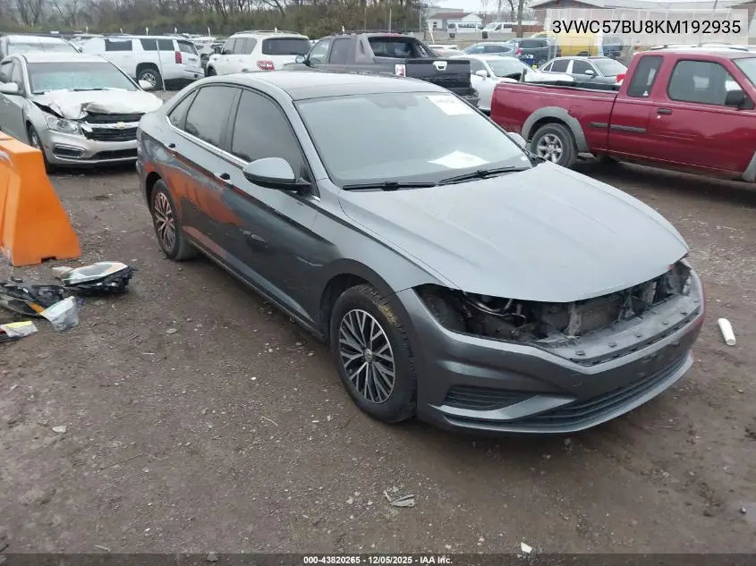 3VWC57BU8KM192935 2019 Volkswagen Jetta 1.4T R-Line/1.4T S/1.4T Se