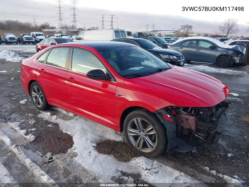 3VWC57BU0KM117498 2019 Volkswagen Jetta 1.4T R-Line/1.4T S/1.4T Se