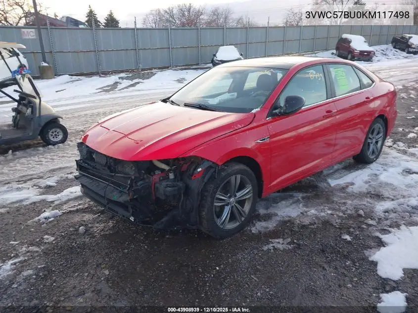 3VWC57BU0KM117498 2019 Volkswagen Jetta 1.4T R-Line/1.4T S/1.4T Se