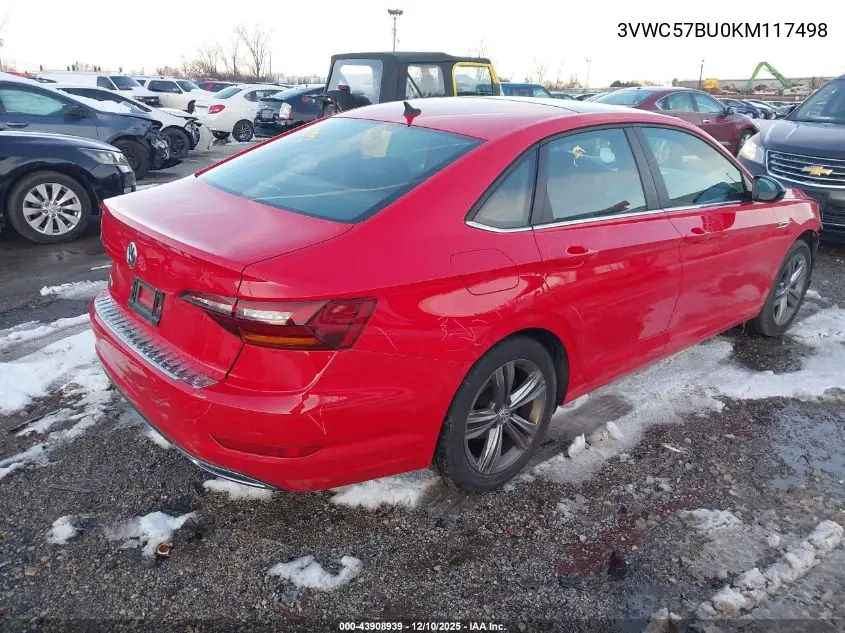 3VWC57BU0KM117498 2019 Volkswagen Jetta 1.4T R-Line/1.4T S/1.4T Se
